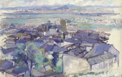 Granada from the Albaicin, by Juan de Echevarría