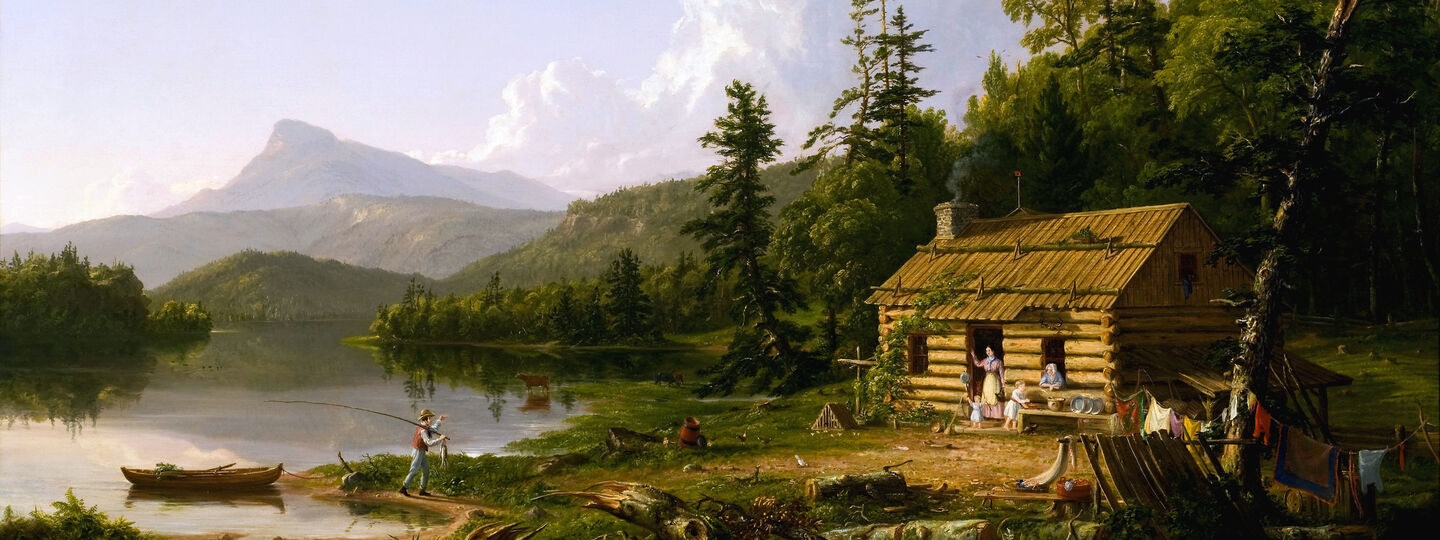 Home in the Woods, by Thomas Cole