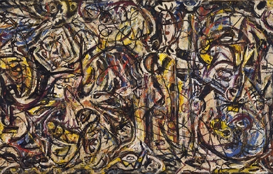 There Were Seven in Eight, by Jackson Pollock