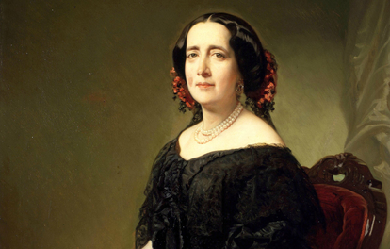 Gertrudis Gómez de Avellaneda, by Federico de Madrazo y Kuntz