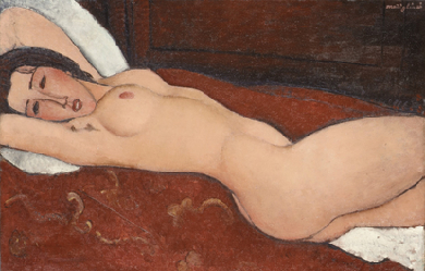 Reclining Nude, by Amedeo Modigliani