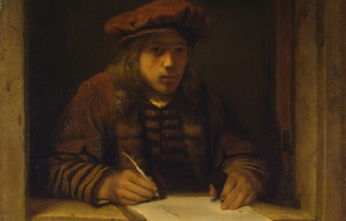 Self-portrait, by Samuel Dirksz van Hoogstraten