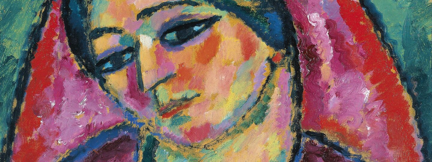 The red veil, by Alexej von Jawlensky