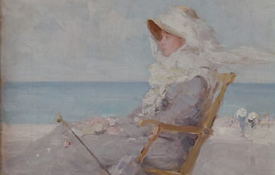 By the Sea, by Nicolae Grigorescu