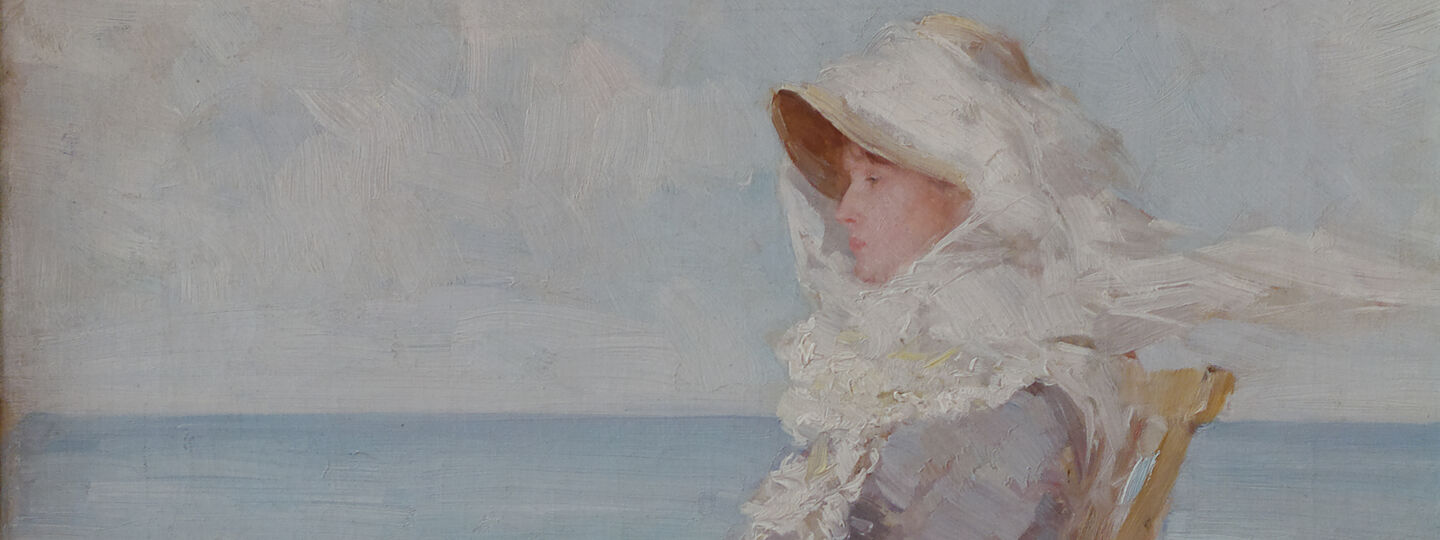 By the Sea, by Nicolae Grigorescu