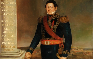 Portrait of General Juan Manuel de Rosas, by Fernando García del Molino