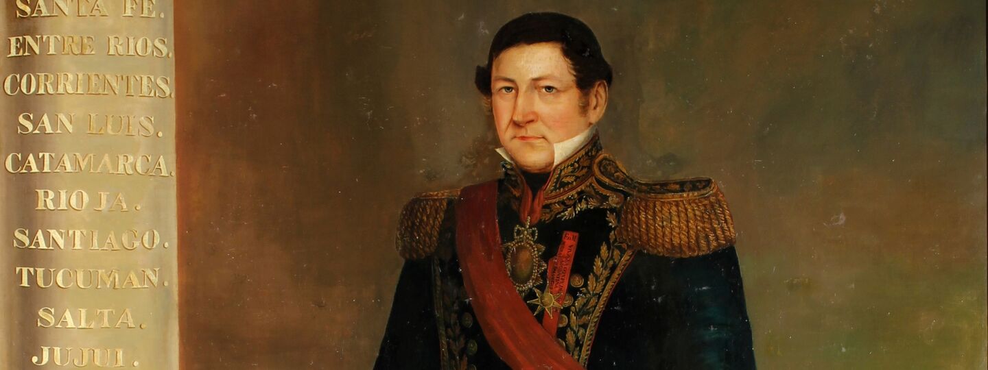 Portrait of General Juan Manuel de Rosas, by Fernando García del Molino