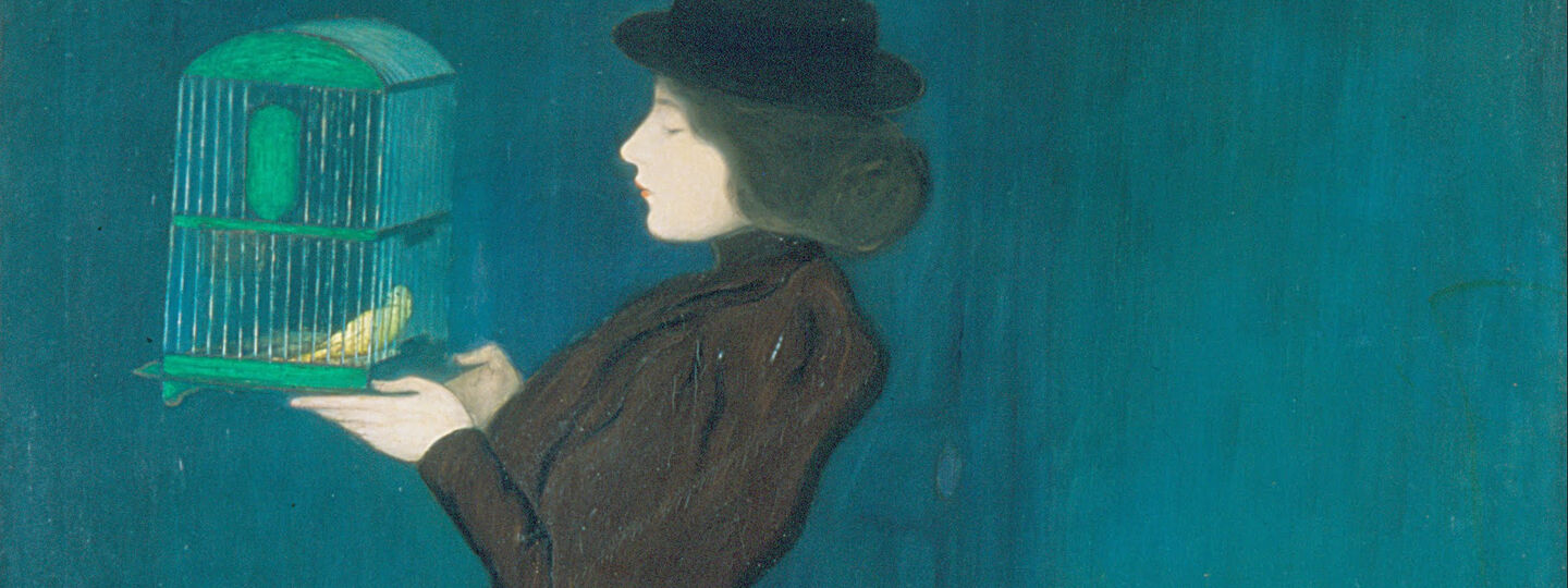Woman with a Birdcage, by József Rippl-Rónai