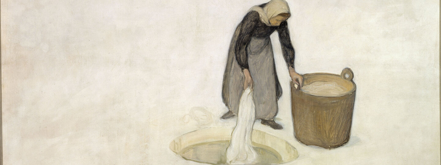 Washing on the Ice, by Pekka Halonen