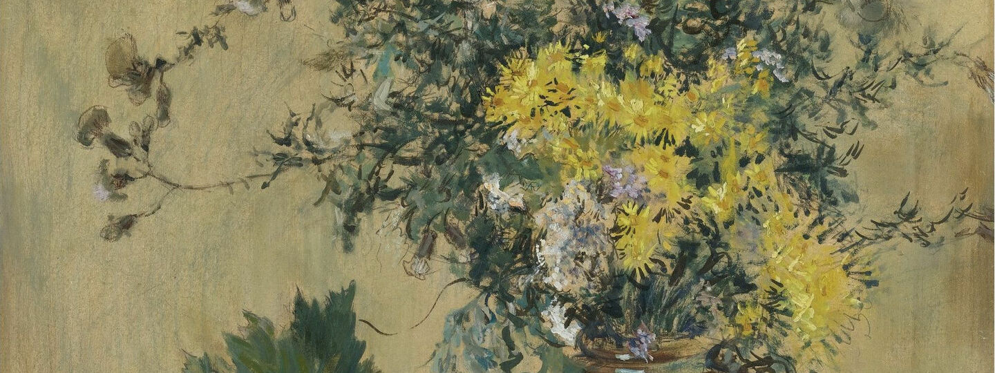Still Life With Flowers And Grapes, by Jean-François Raffaëlli