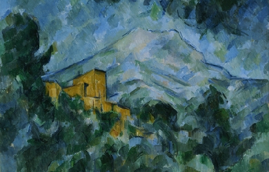 Mont Sainte-Victoire and Château Noir, by Paul Cézanne