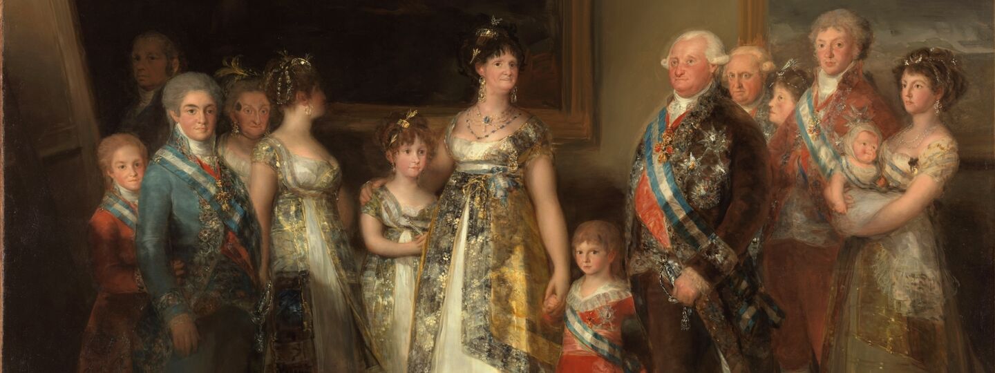 The family of Carlos IV, by Francisco de Goya