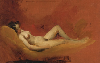 Female nude study, by William Etty