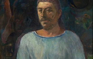 Self-portrait »près du Golgotha«, by Paul Gauguin