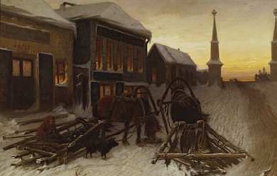 The Last Tavern at the City Gates, by Vasily Perov