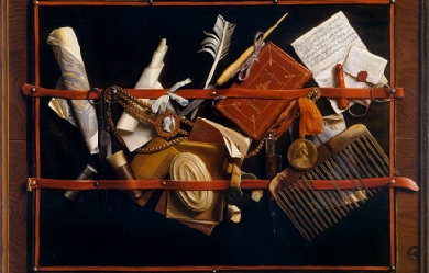 Trompe-l`Oeil Still Life, by Samuel van Hoogstraten