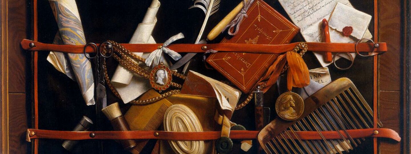 Trompe-l`Oeil Still Life, by Samuel van Hoogstraten