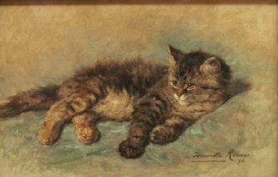 Kitten, by Henriëtte Ronner-Knip