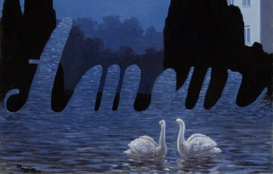 The Art of Conversation, by René Magritte