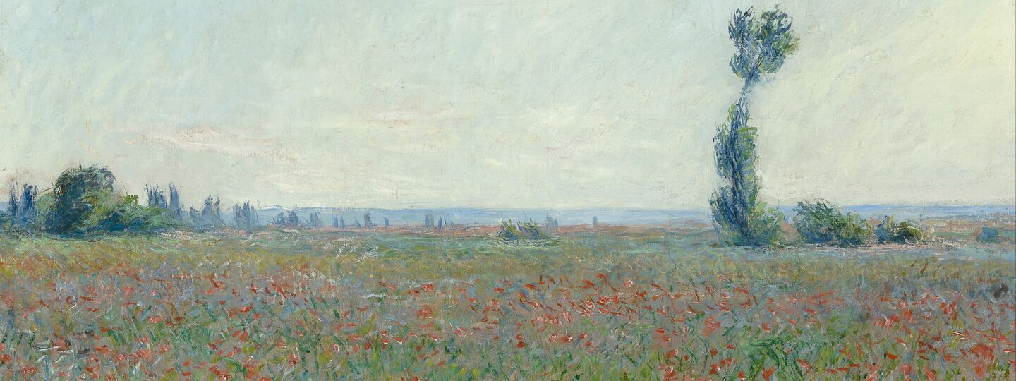 Field of poppies, by Claude Monet