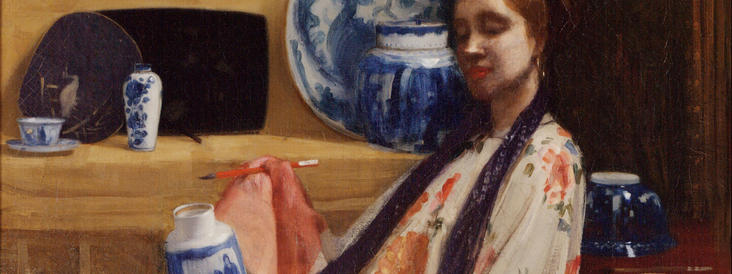 Purple and Rose: The Lange Leizen of the Six Marks, by James Abbott McNeill Whistler