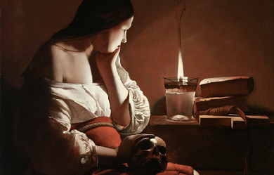 The Magdalen with the Smoking Flame, by Georges de La Tour