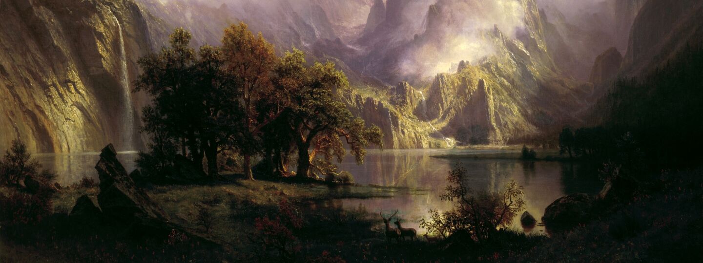 Rocky Mountain Landscape, by Albert Bierstadt