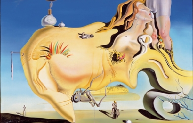 Face of the Great Masturbator, by Salvador Dalí