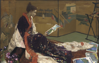 Caprice in Purple and Gold: The Golden Screen, by James Abbott McNeill Whistler