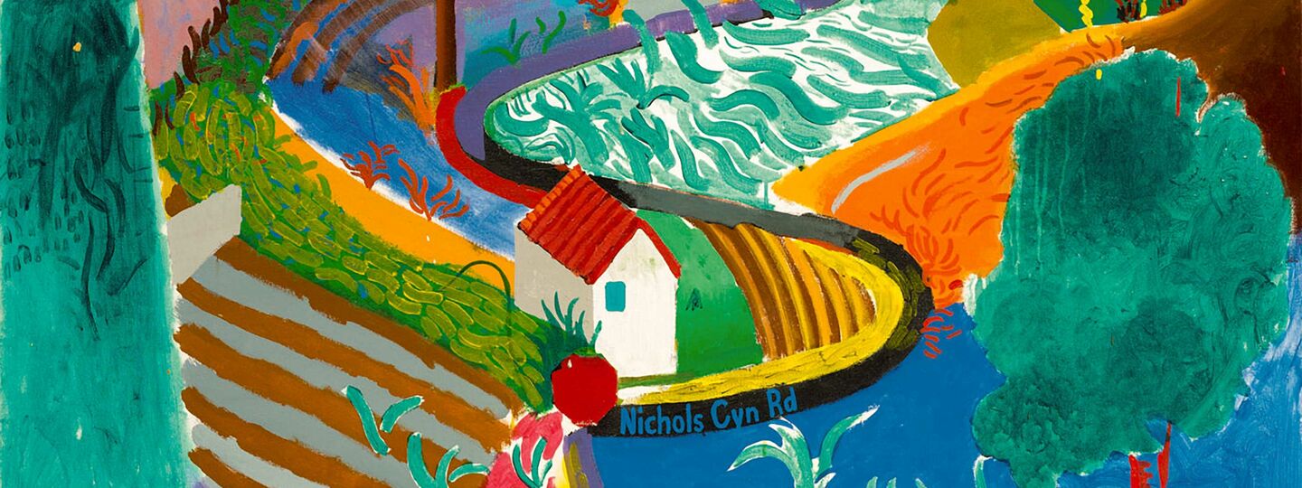 Nichols Canyon, by David Hockney