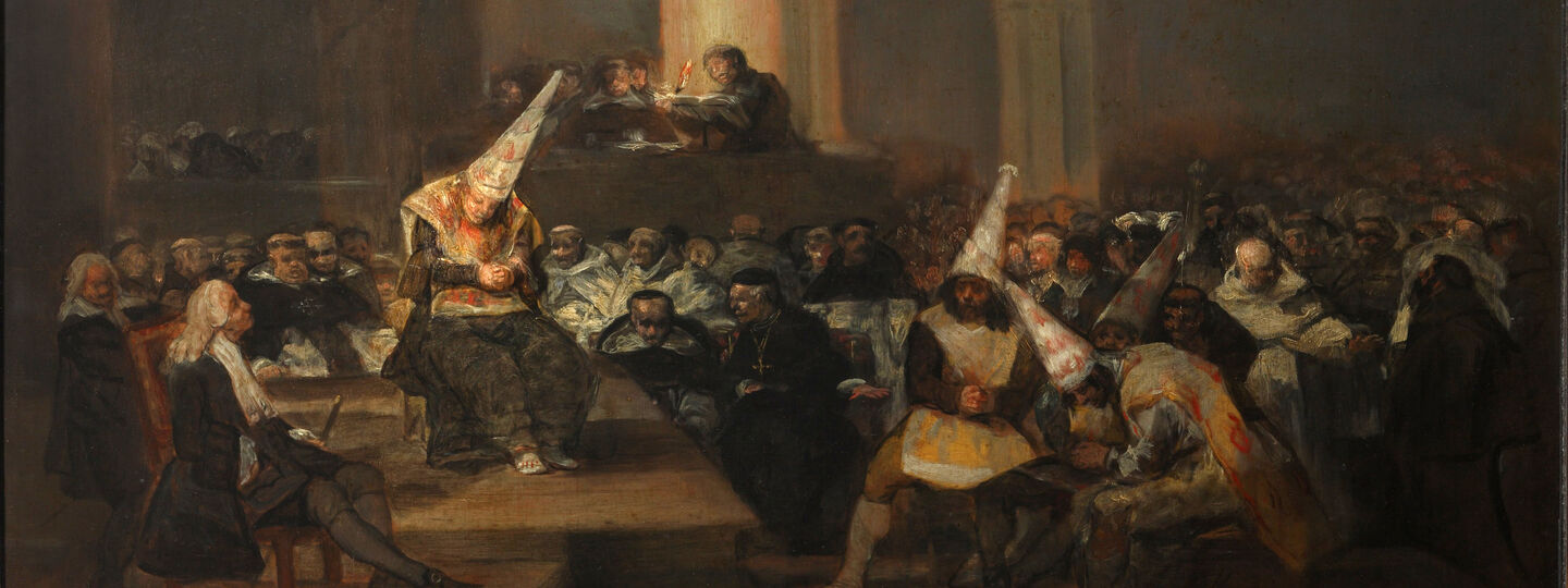 Inquisition scene, by Francisco de Goya