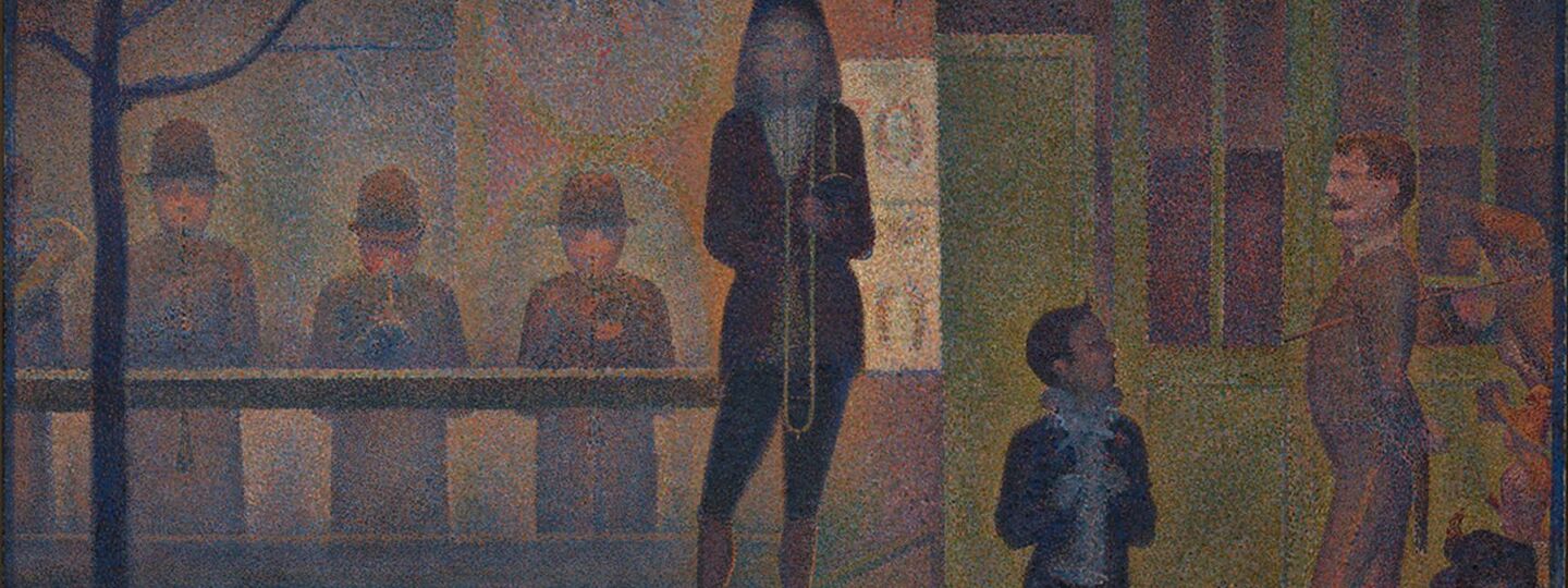 Circus Sideshow, by Georges Pierre Seurat