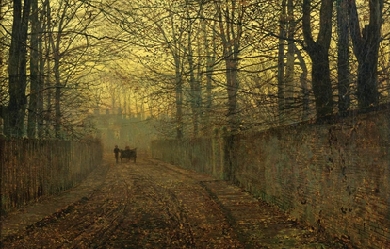 October Gold, by John Atkinson Grimshaw