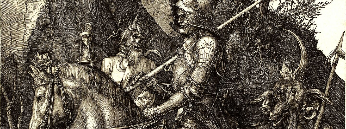 Knight, Death, and the Devi, by Alberto Durero