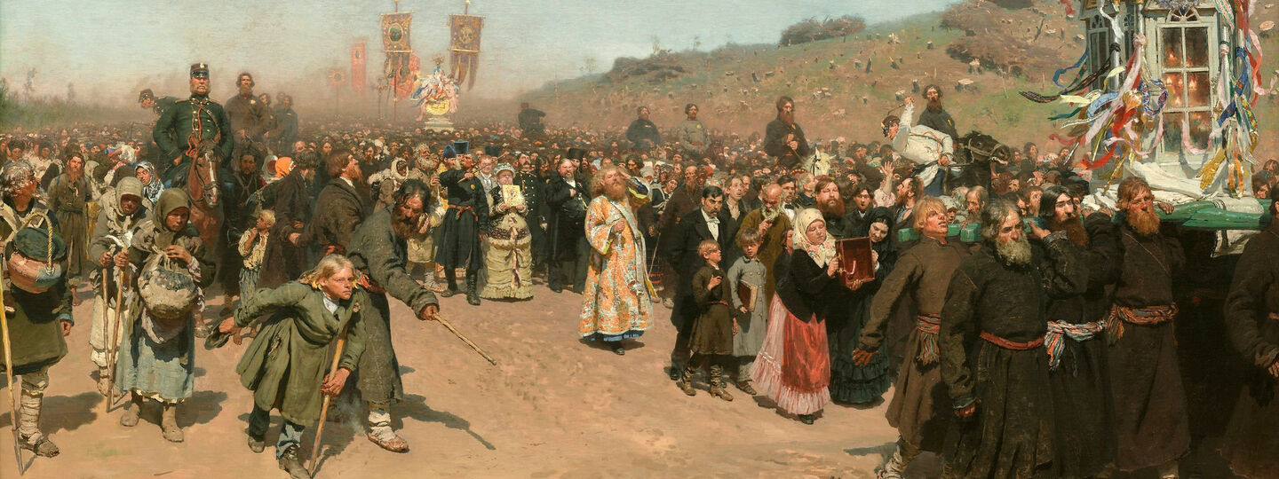 Religious Procession in Kursk Province, by Iliá Repin