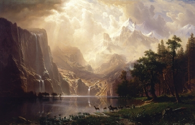 Among the Sierra Nevada, California, by Albert Bierstadt