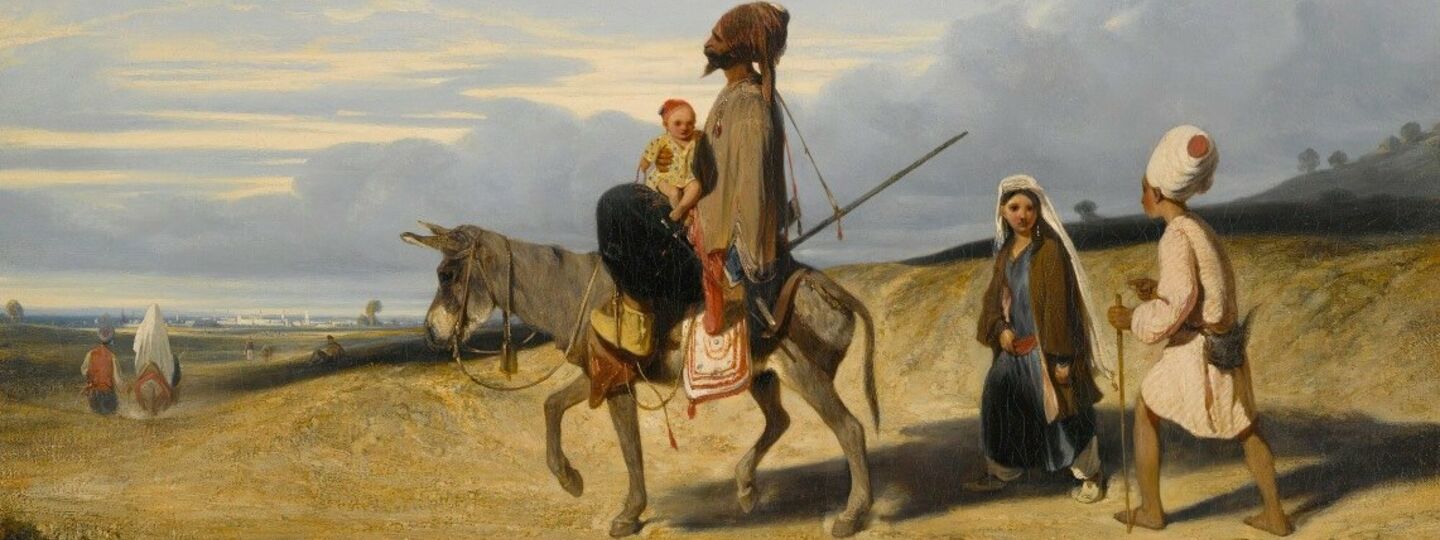 A desert passage, by Alexandre-Gabriel Decamps