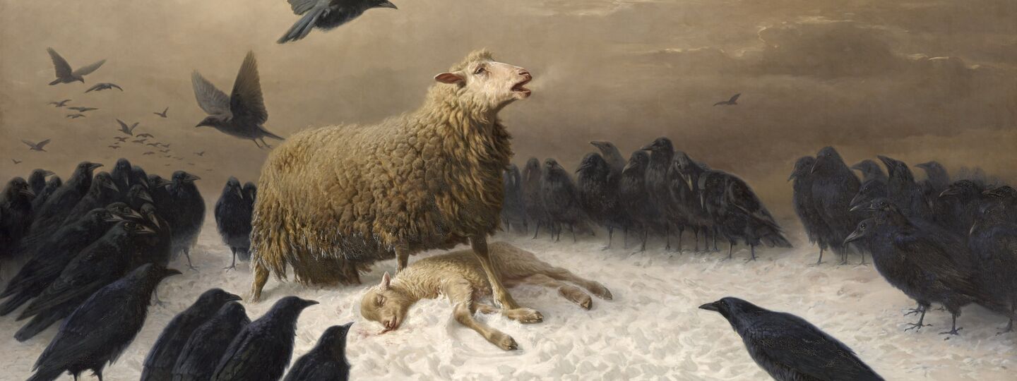 Anguish, by August Friedrich Schenck