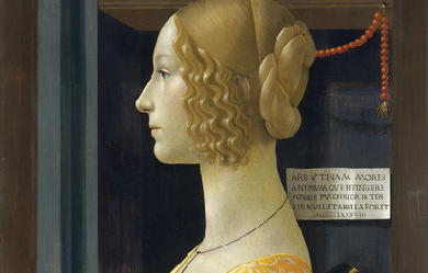 Portrait of Giovanna degli Albizzi Tornabuoni, by Domenico Ghirlandaio