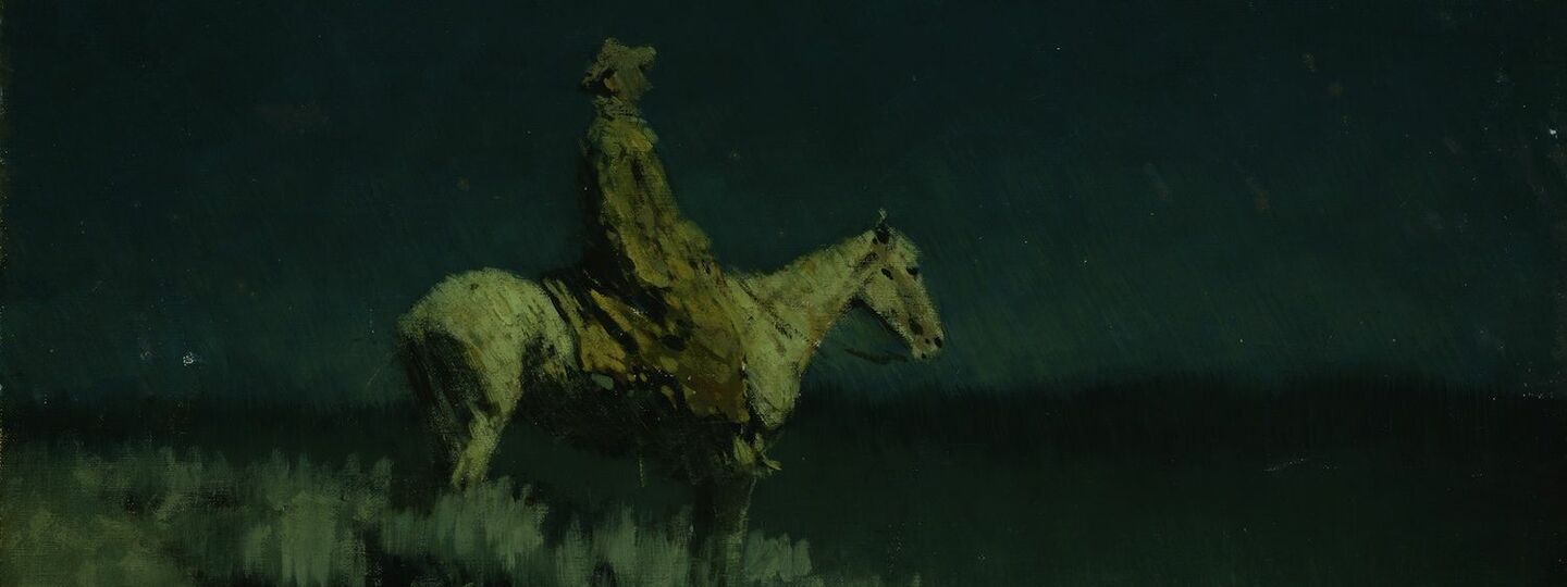 The Night Rider, by Frederic Remington