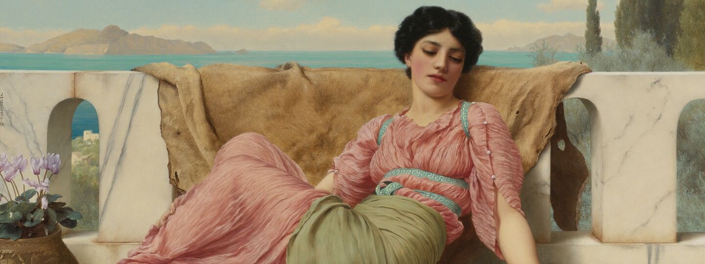 The Quiet Pet, by John William Godward 