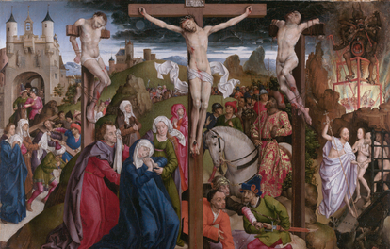 The Crucifixion, by Dreux Budé Master