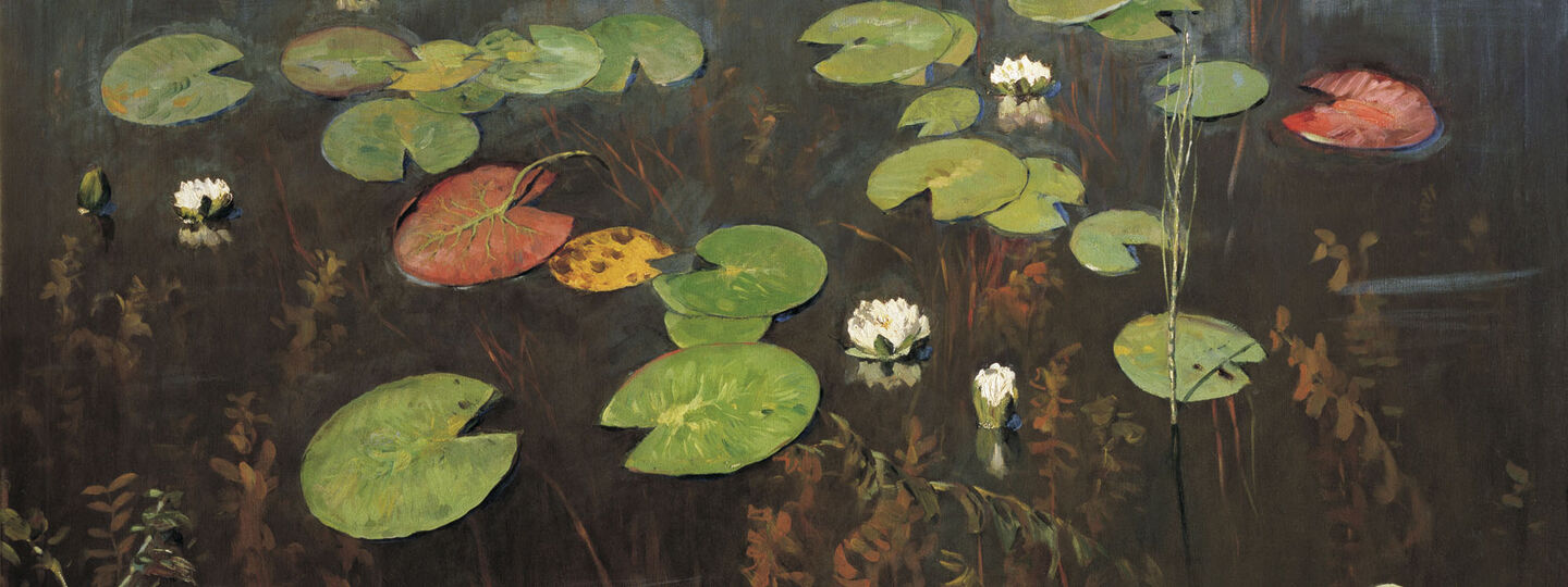 Lily pads, by Isaak Levitán