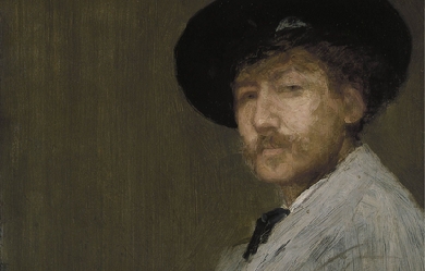 Arrangement in Gray: Portrait of the Painter, by James Abbott McNeill Whistler