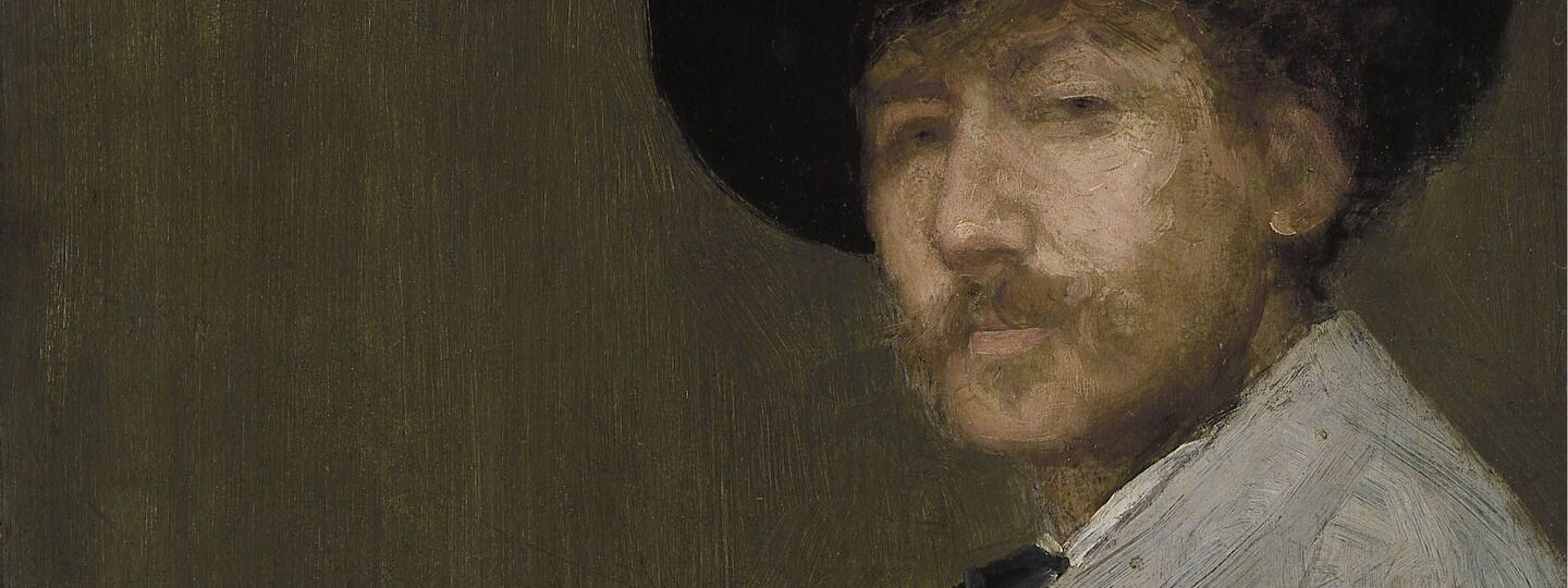 Arrangement in Gray: Portrait of the Painter, by James Abbott McNeill Whistler