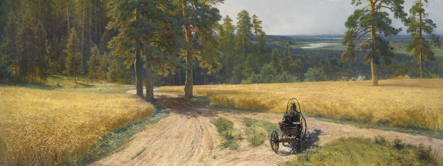 At the Edge of the Pine Forest, by Ivan Shishkin