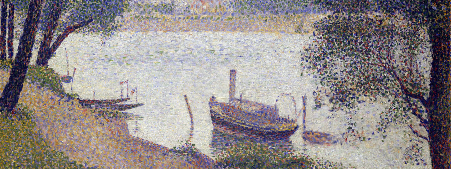 Gray Weather, Grande Jatte, by Georges Pierre Seurat