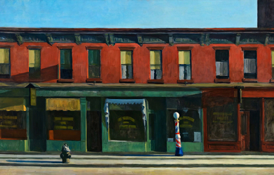 Early Sunday Morning, by Edward Hopper