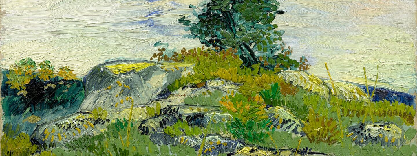 The Rocks, by Vincent van Gogh