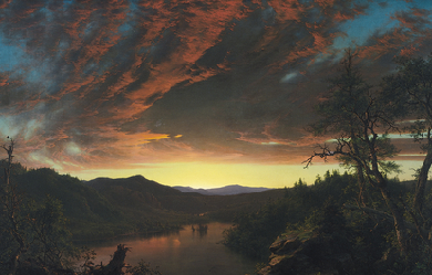 Twilight in the Wilderness, by Frederic Edwin Church